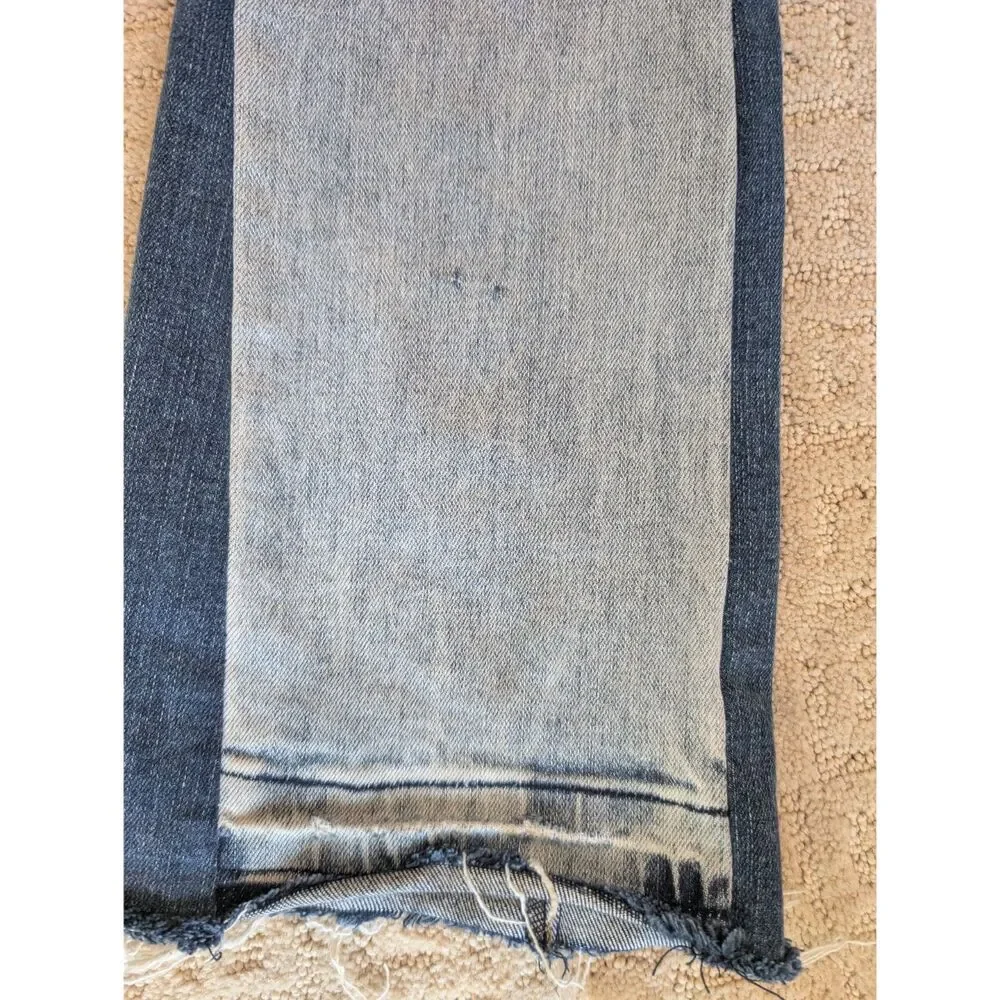 Valabasas Jeans Mens Size 32/36 32X36 Blue Denim Designer Skinny Flare